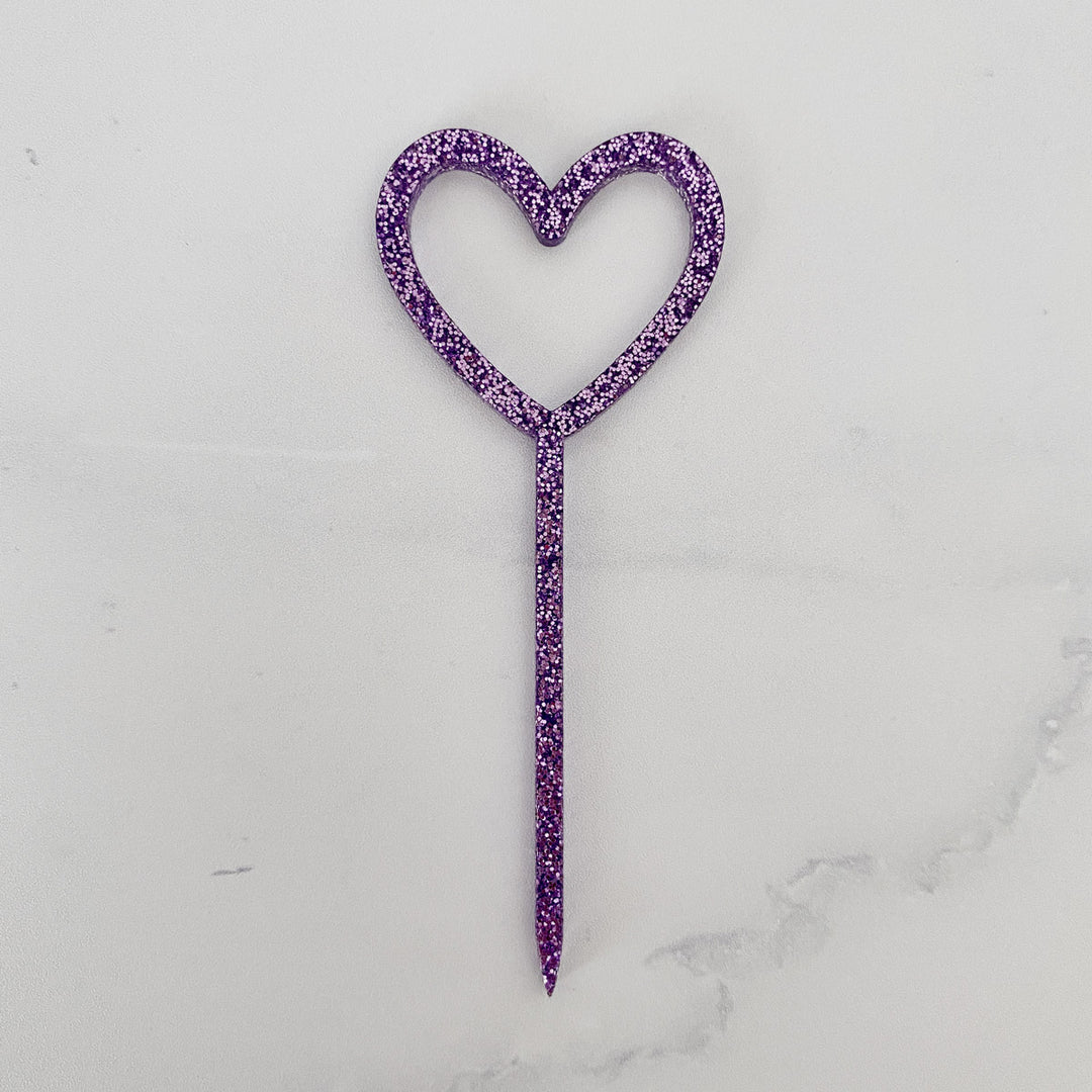 Heart Cupcake Toppers