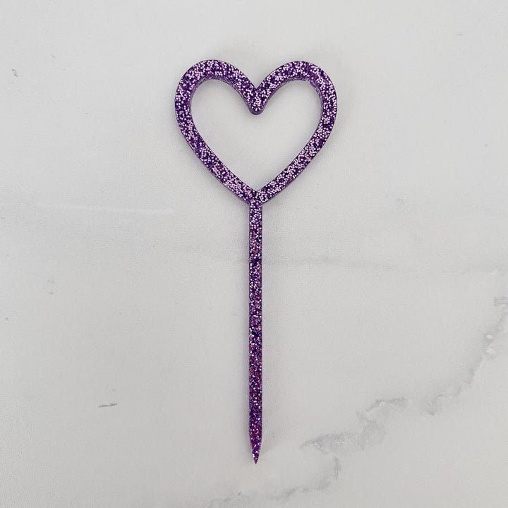 Heart Cupcake Toppers