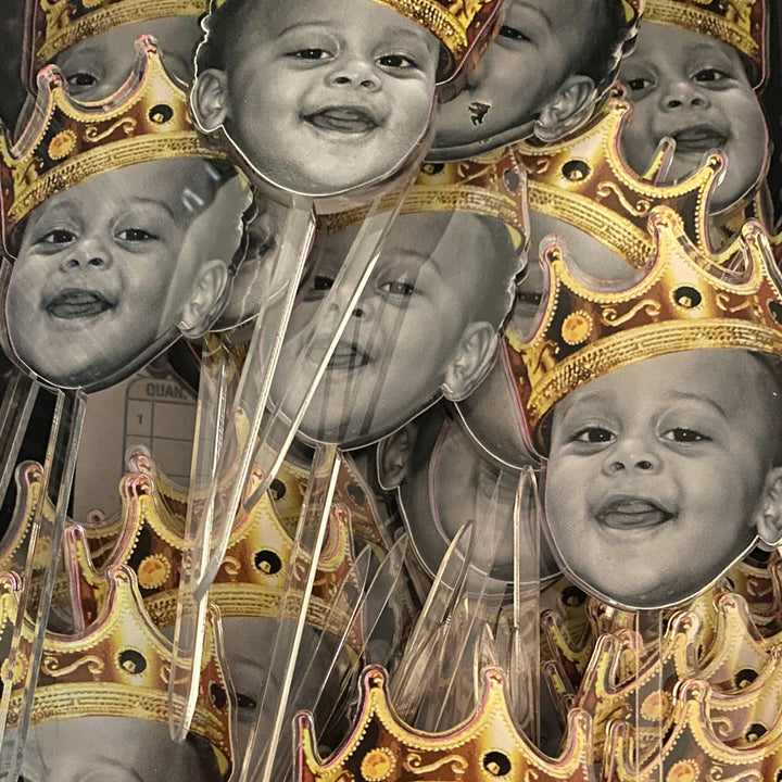 Hip Hop Photo Cupcake Toppers