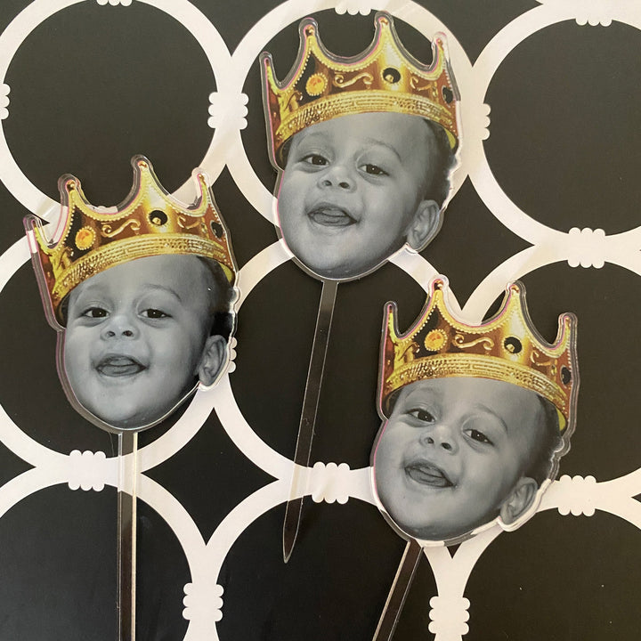 Hip Hop Photo Cupcake Toppers