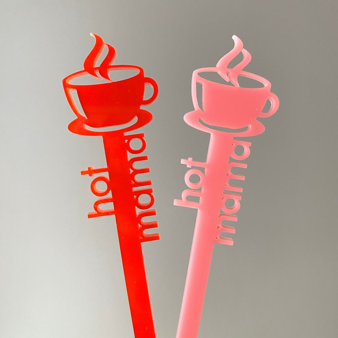 Hot Mama Mother's Day Coffee Stir Sticks