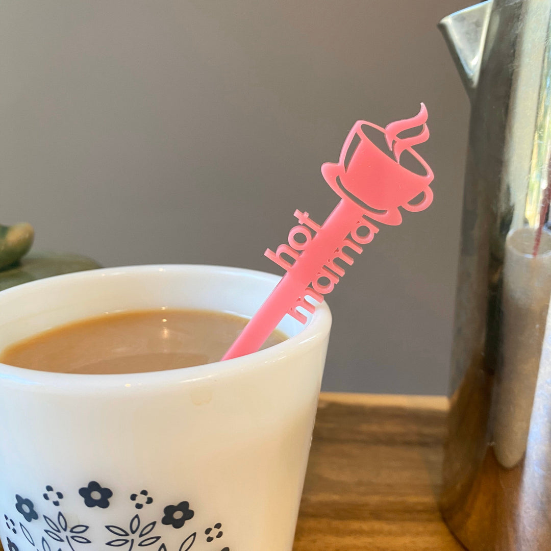 Hot Mama Mother's Day Coffee Stir Sticks