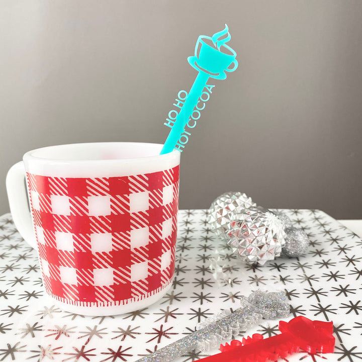 Ho Ho Hot Cocoa Coffee Stirs