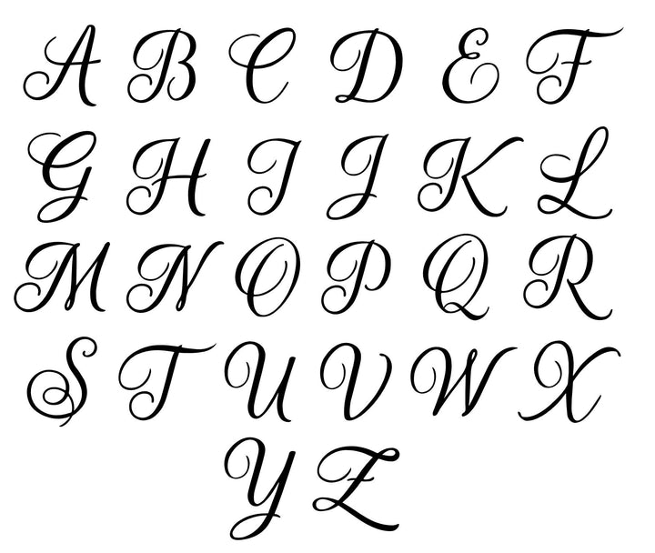 Script Letter Kids Bag Tag / Valentine Basket Tag