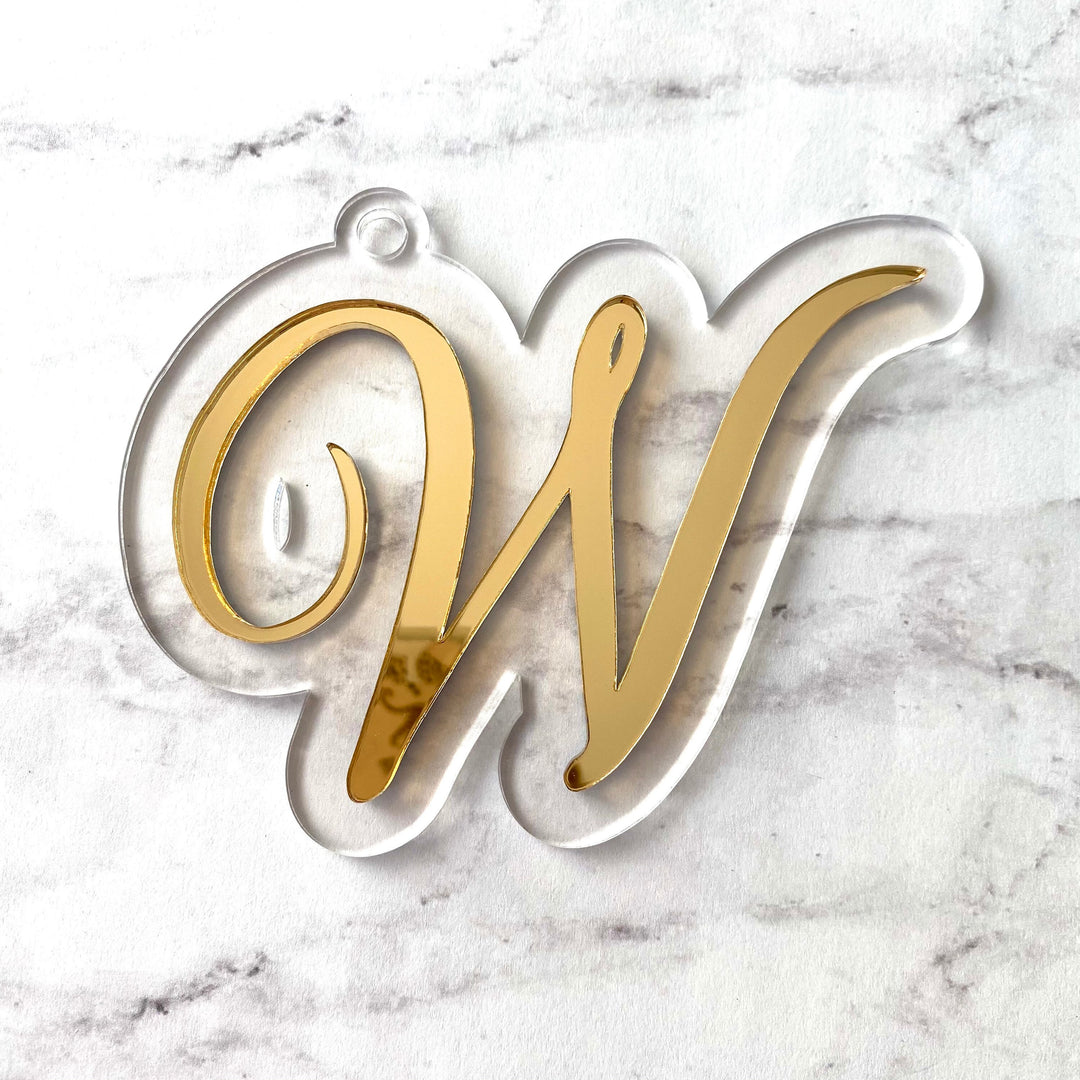 Script Letter Kids Bag Tag / Valentine Basket Tag