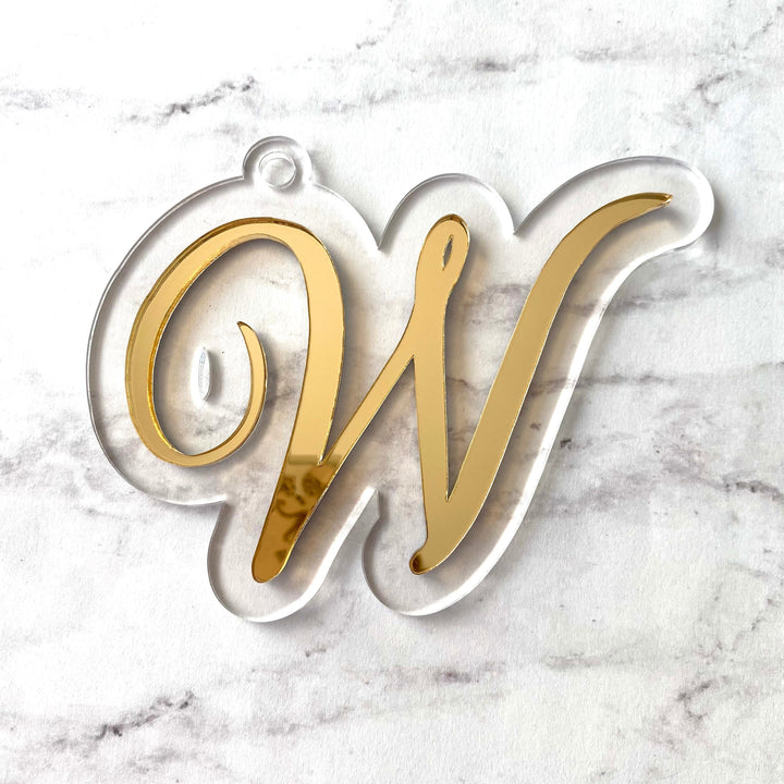 Script Letter Kids Bag Tag / Valentine Basket Tag