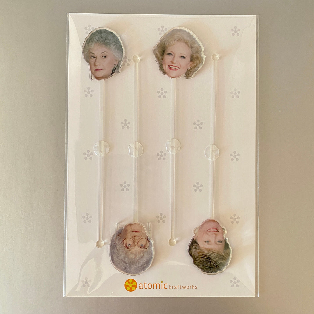 Golden Girls Stir Sticks (4-Pack)
