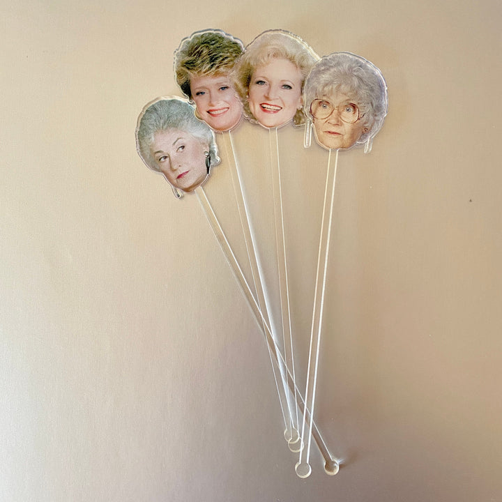 Golden Girls Stir Sticks (4-Pack)