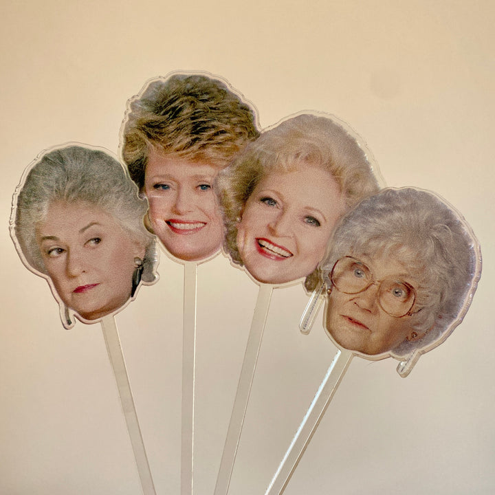 Golden Girls Stir Sticks (4-Pack)