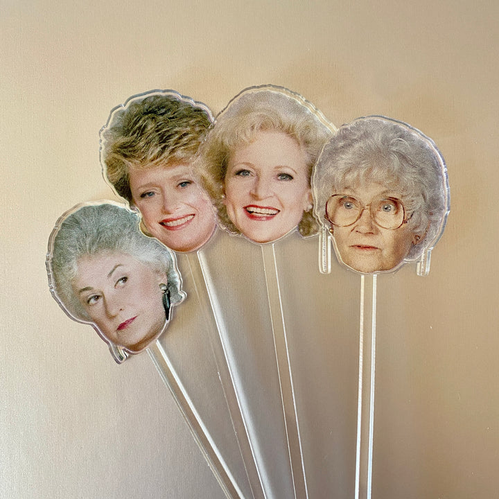 Golden Girls Stir Sticks (4-Pack)