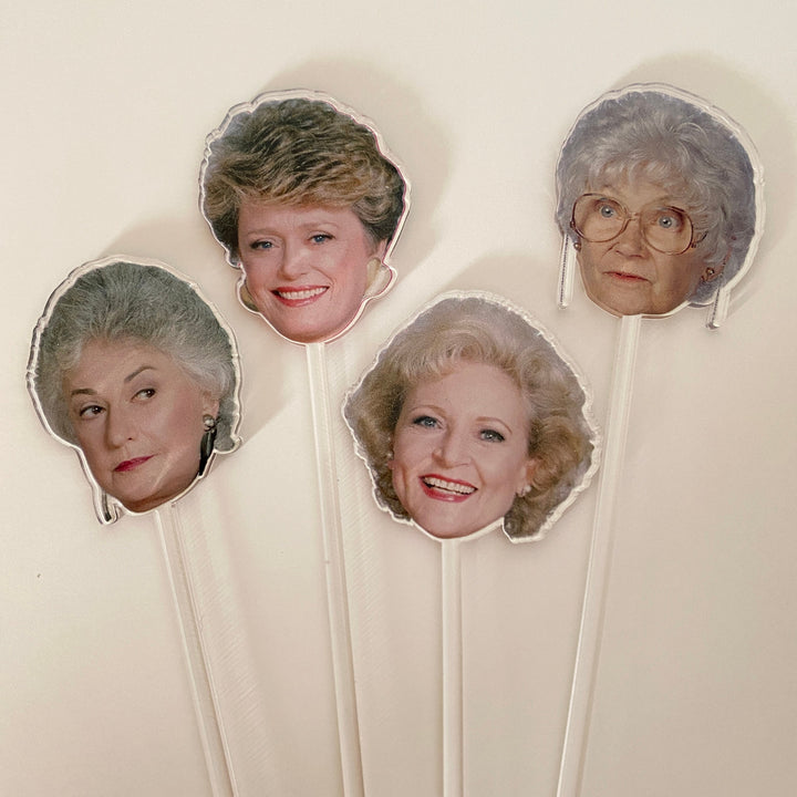 Golden Girls Stir Sticks (4-Pack)