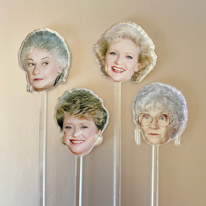 Golden Girls Stir Sticks (4-Pack)