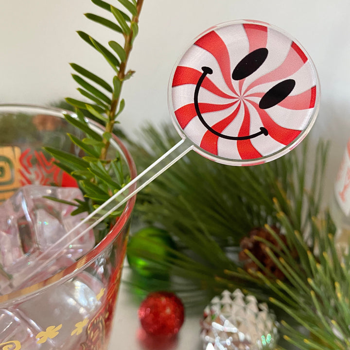 Christmas Peppermint Swirl Stir Sticks