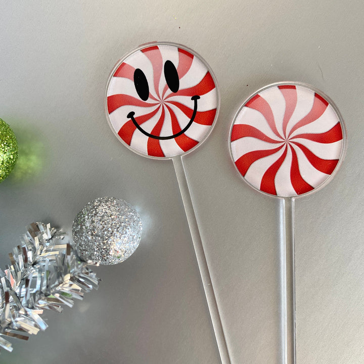 Christmas Peppermint Swirl Stir Sticks