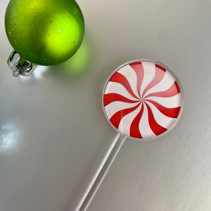 Christmas Peppermint Swirl Stir Sticks