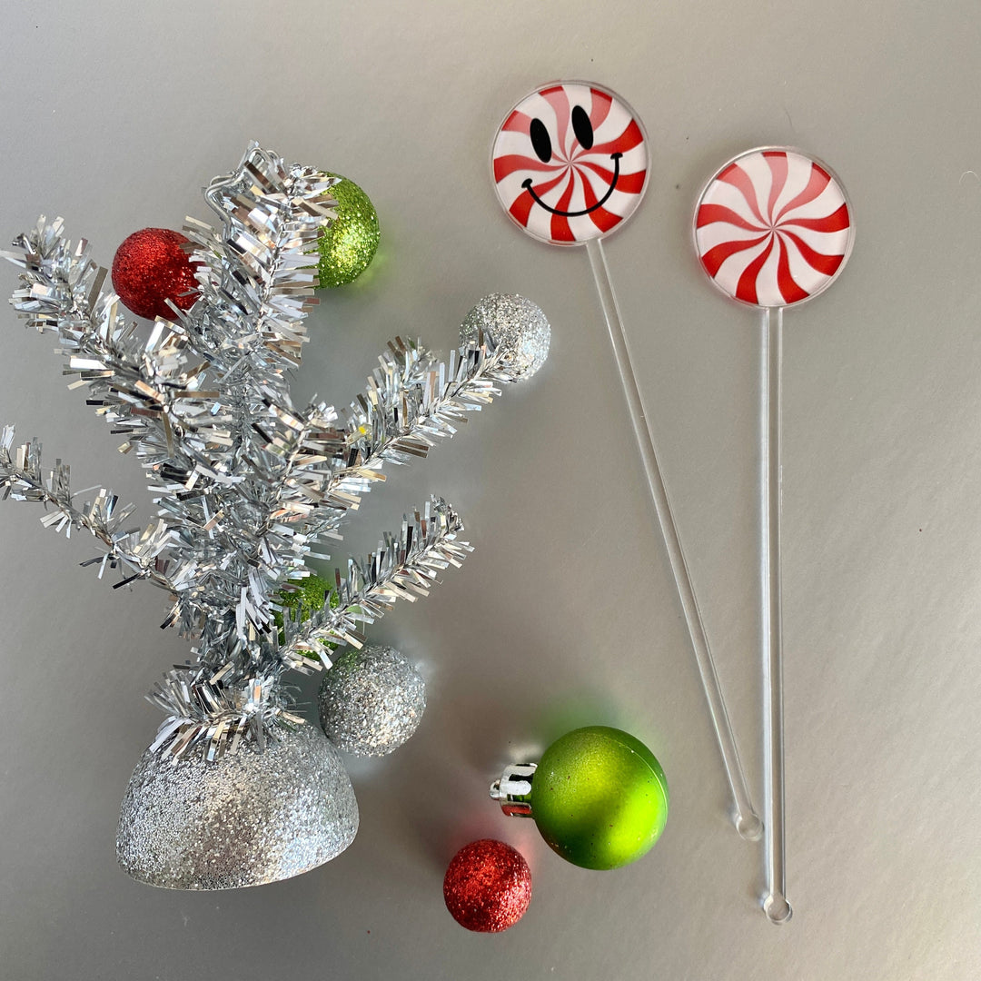 Christmas Peppermint Swirl Stir Sticks