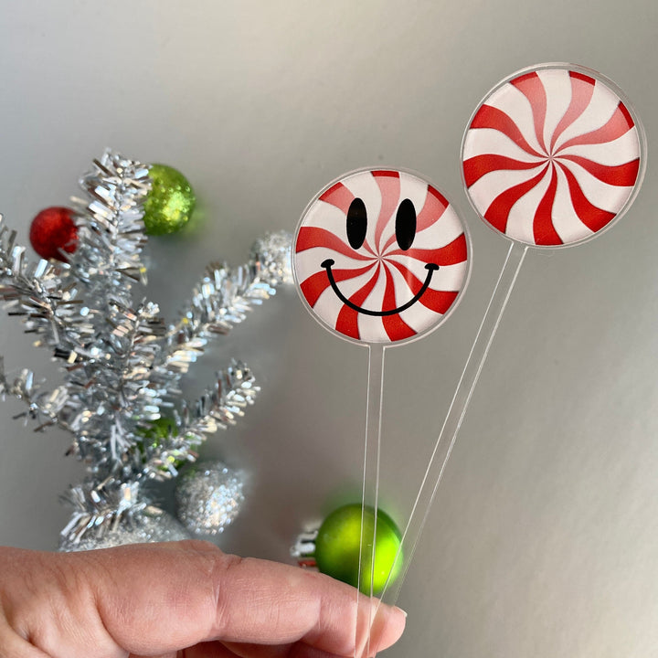 Christmas Peppermint Swirl Stir Sticks