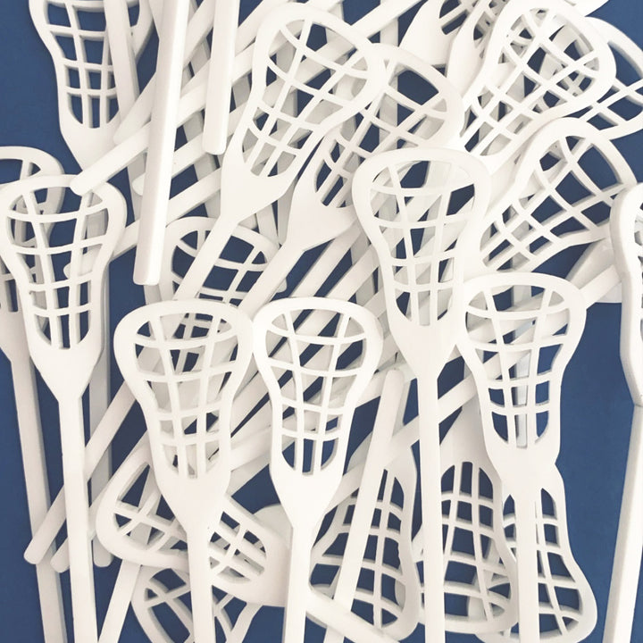 Lacrosse Garnish Picks/Cupcake Toppers