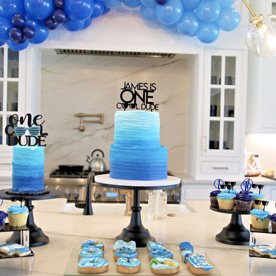 One Cool Dude Birthday Cake Topper
