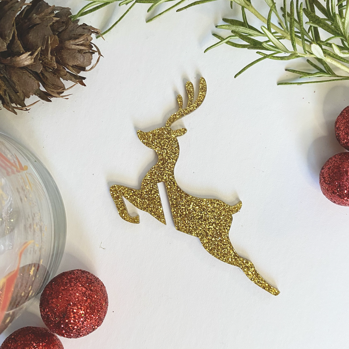 Reindeer Holiday Drink Charms