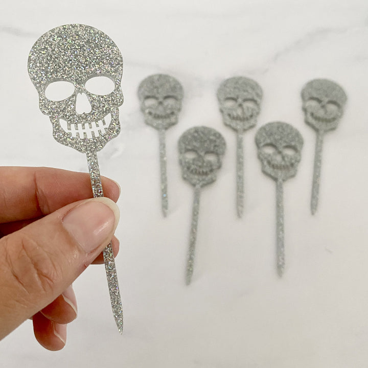 Skull Cupcake Toppers