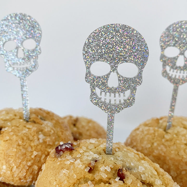 Skull Cupcake Toppers