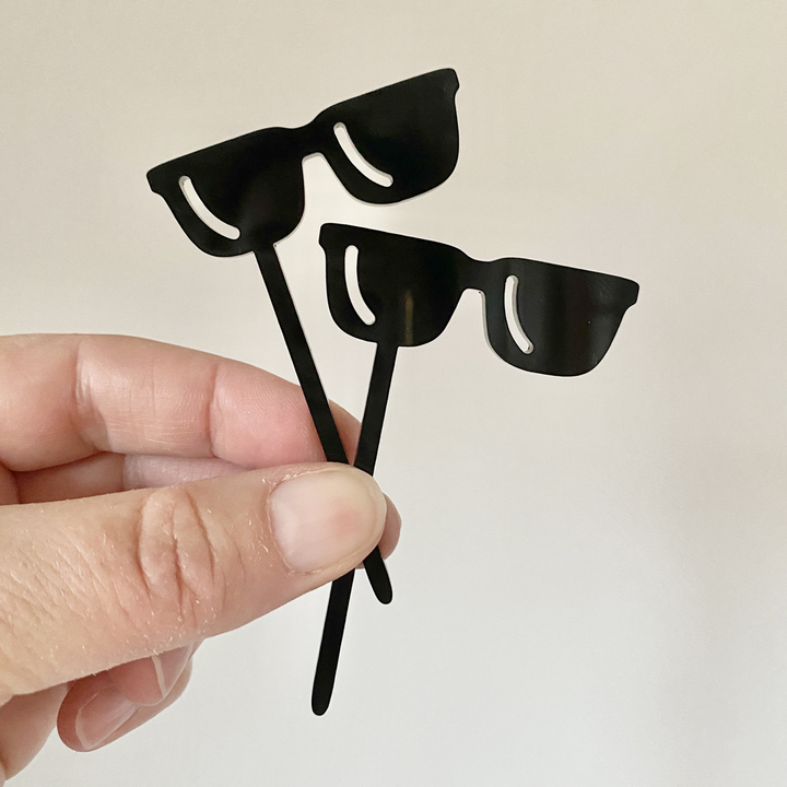 Sunglasses Cupcake Toppers