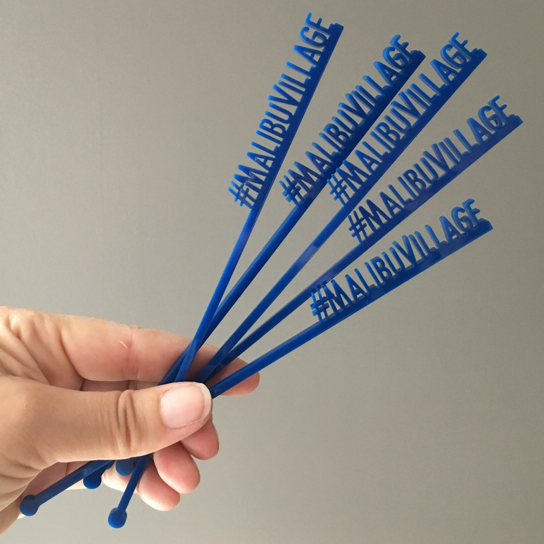 Custom Text Stir Sticks