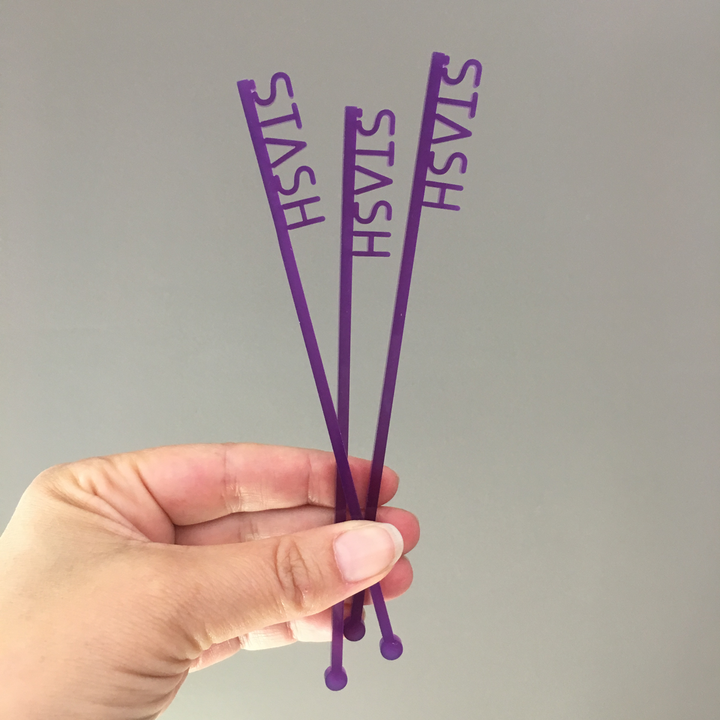 Custom Text Stir Sticks
