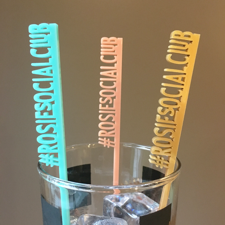 Custom Text Stir Sticks