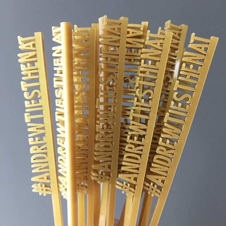 Custom Text Stir Sticks